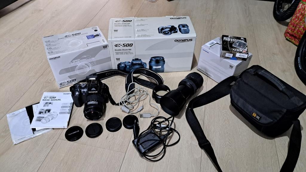 Olympus E-500 digitale camera als nieuw, Ophalen of Verzenden, Zo goed als nieuw, Olympus