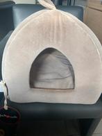 Kattenmand iglo taupe, Dieren en Toebehoren, Ophalen of Verzenden, Zo goed als nieuw