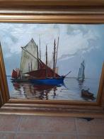 Schilderij marinezicht, Antiek en Kunst, Ophalen