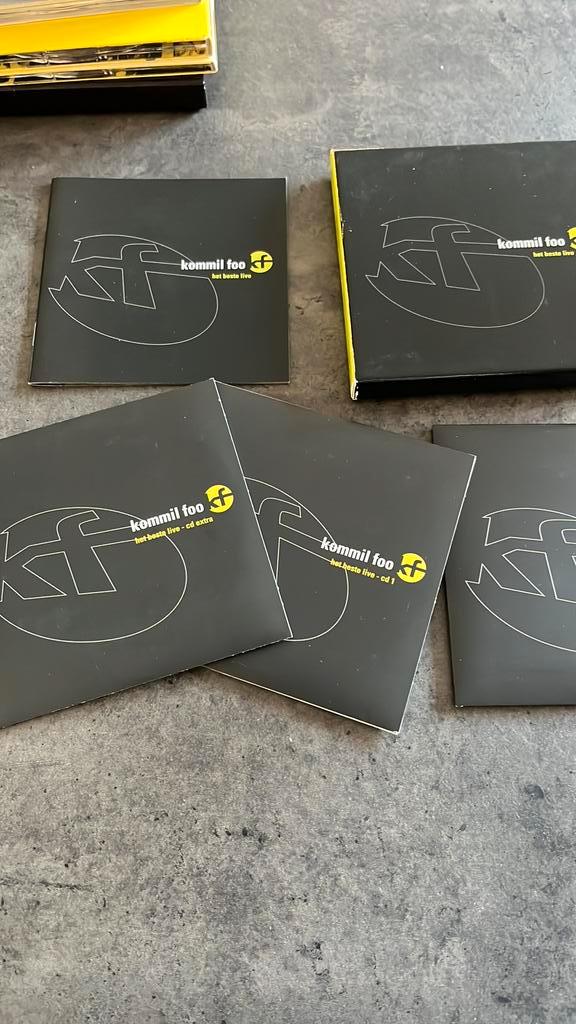 Kommil Foo - Het Beste Live (3CD), Cd's en Dvd's, Cd's | Nederlandstalig, Zo goed als nieuw, Ophalen of Verzenden