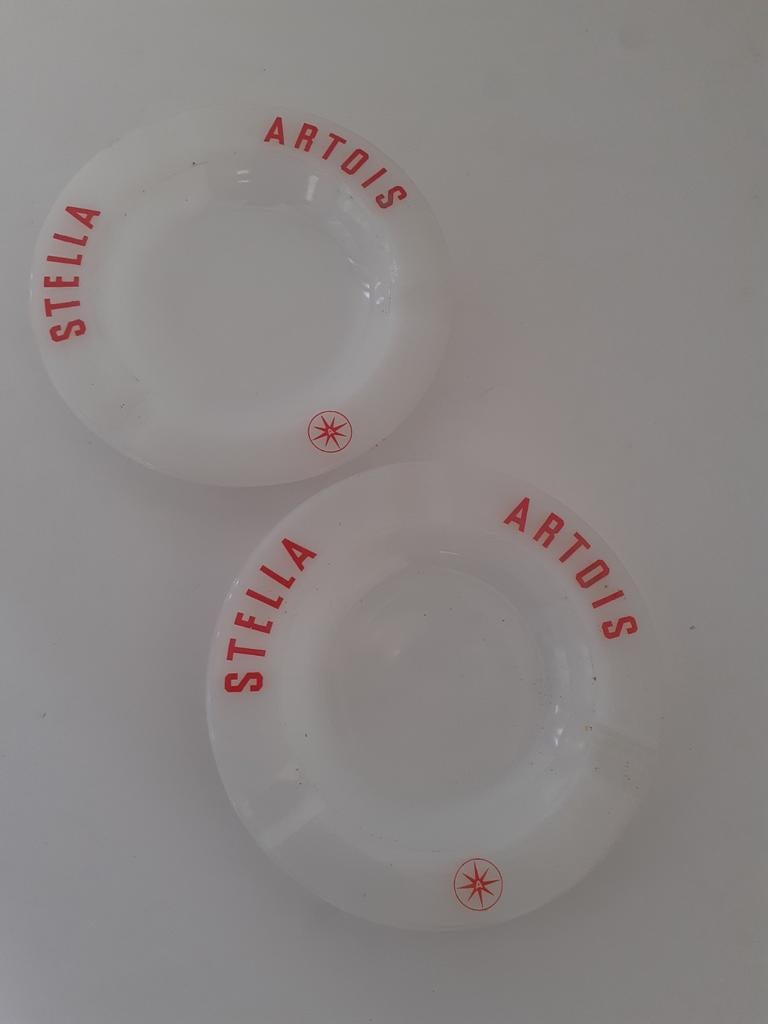Stella Artois asbakken, Ophalen, Zo goed als nieuw, Glas of Glazen, Stella Artois