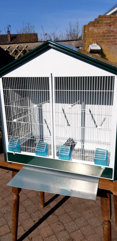 Metaal gegalvaniseerde hangvoliere, Ophalen, Zo goed als nieuw, Metaal, Volière