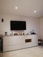 Beige moderne dressoir met houten nisje, Huis en Inrichting, Ophalen