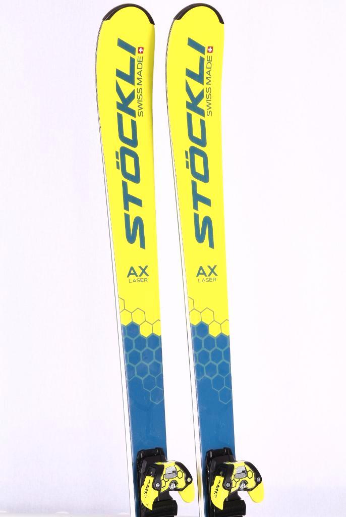 161 skis STOCKLI LASER AX, bleu/jaune, grip walk, Sports & Fitness, Ski & Ski de fond, Utilisé, Skis, Salomon, Carving, Enlèvement ou Envoi