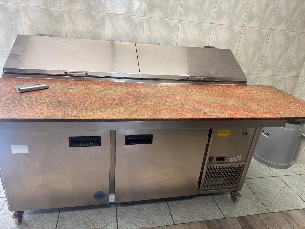 Frigo réfrigérée, marbré pizzaria, Ophalen, Gebruikt, Koelen en Vriezen