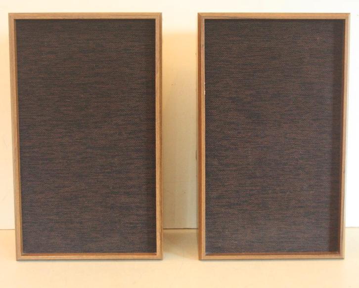 ITT Luidsprekers / Model LS17 / In Mooie Lichthouten Kasten, Audio, Tv en Foto, Luidsprekerboxen, Zo goed als nieuw, Front, Rear of Stereo speakers