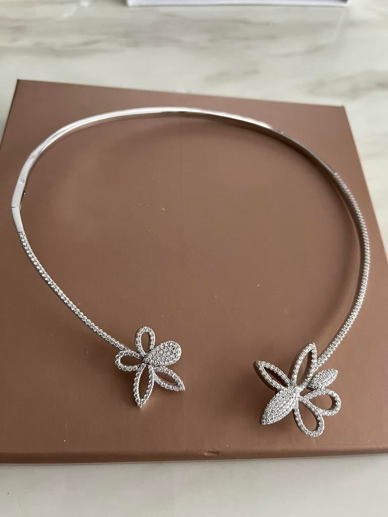 Zilveren collier 985, Bijoux, Sacs & Beauté, Bracelets, Enlèvement ou Envoi, Comme neuf, Argent