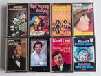 Lot van 8 muziekcassettes (seventies - populair), Ophalen, Gebruikt, 2 t/m 25 bandjes, Origineel