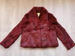 Bordeaux bontjas Essentiel - maat 38, Maat 38/40 (M), Ophalen of Verzenden, Essentiel Antwerp, Gedragen