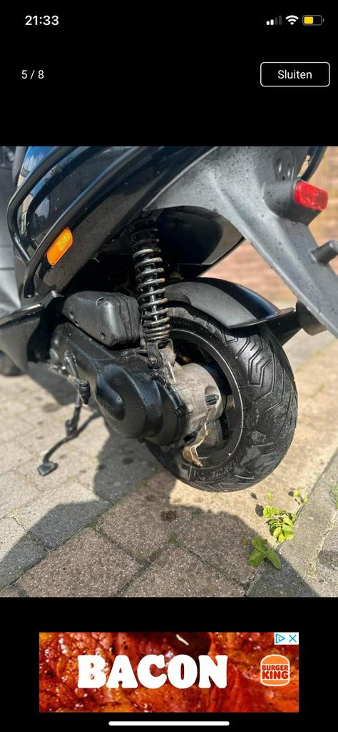 Zip 70cc a klasse, Fietsen en Brommers, Scooters | Piaggio, Ophalen, Zo goed als nieuw