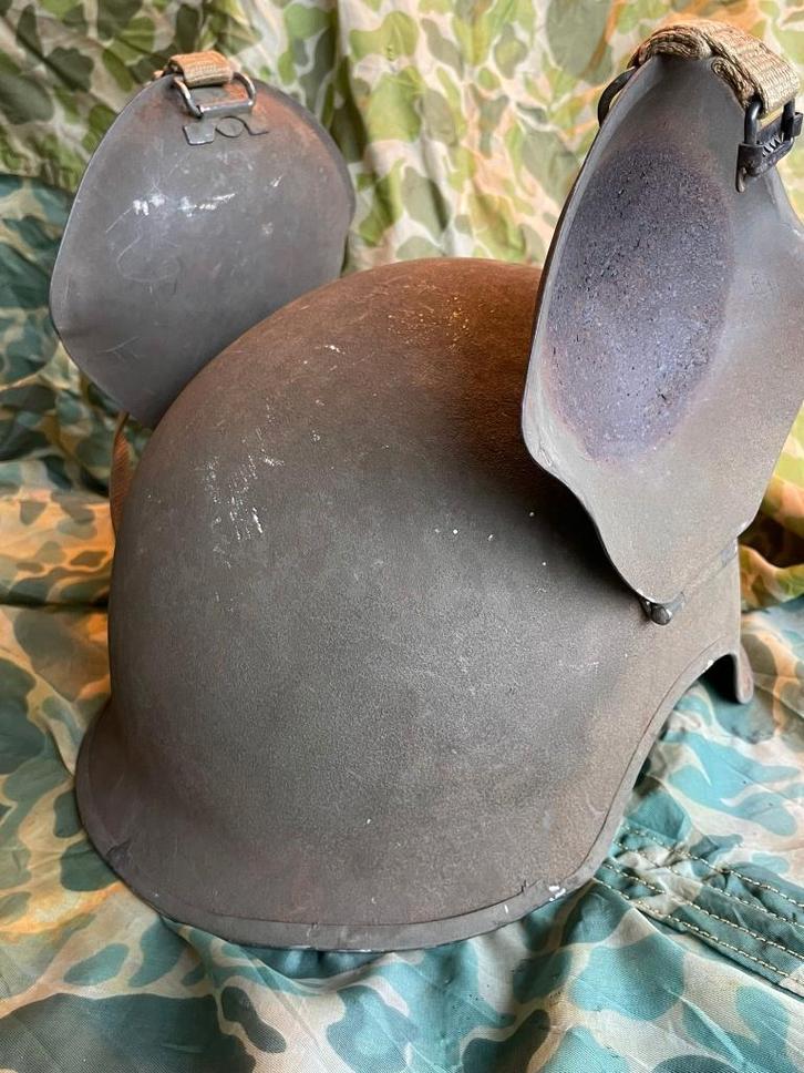 Originele WO2 US M3 Flak Helmet – USAAF, Verzamelen, Militaria | Tweede Wereldoorlog, Luchtmacht, Helm of Baret, Ophalen of Verzenden