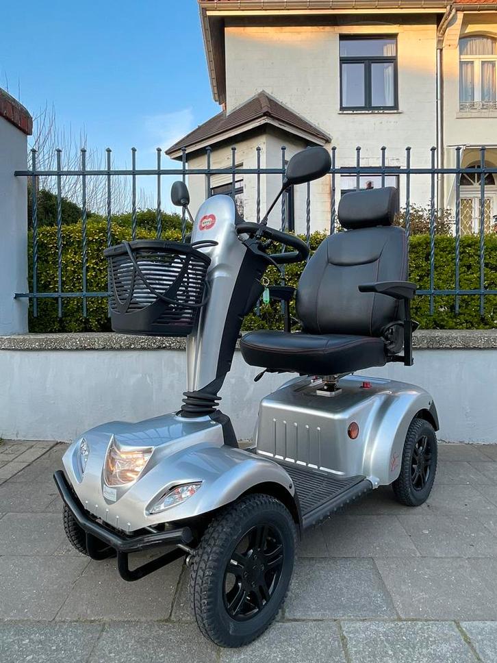 Scootmobiel Vermeiren Carpo 2 voiturette électrique PMR, Divers, Chaises roulantes, Comme neuf, Fauteuil roulant électrique, Pliant