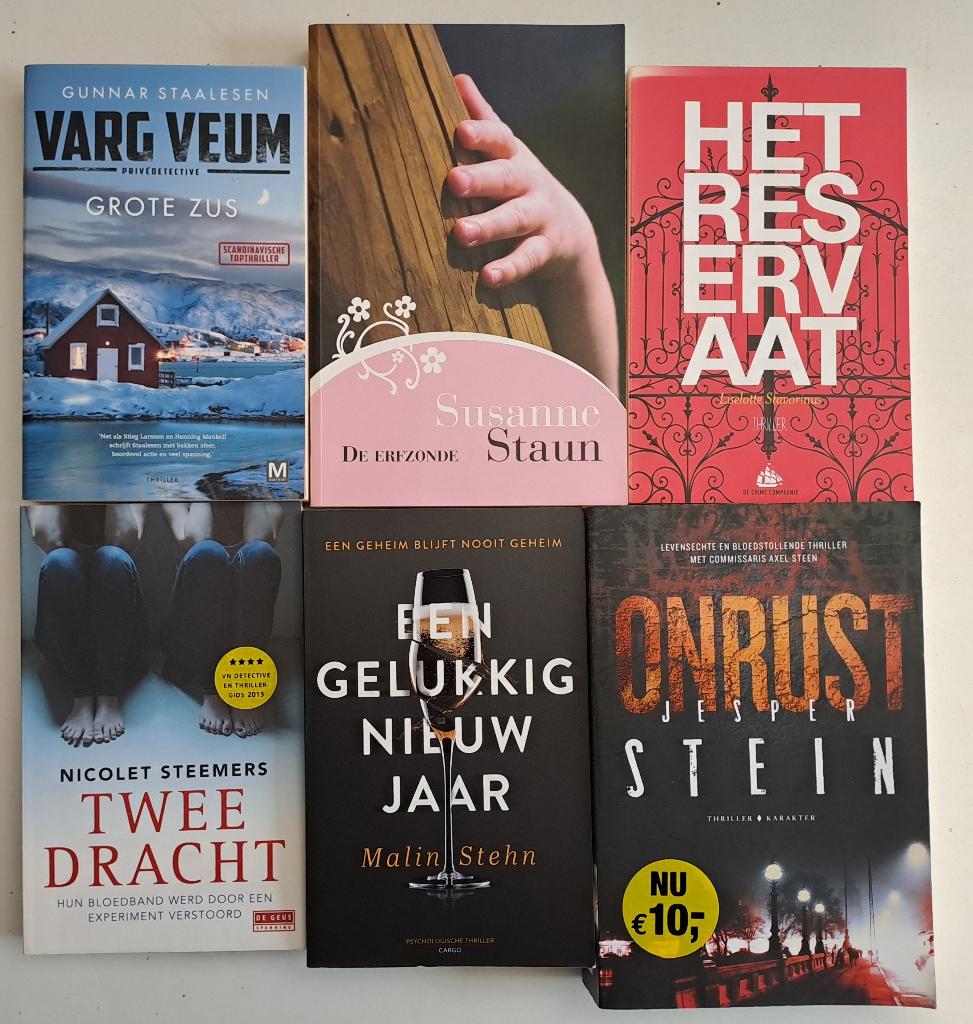 Thrillers & Detective & Oorlog (11), Livres, Thrillers, Utilisé, Amérique, Enlèvement ou Envoi