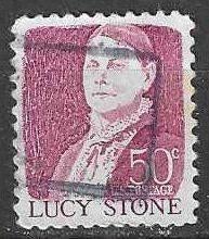 USA 1967/1968 - Yvert 824A - Lucy Stone  (ST), Verzenden, Gestempeld