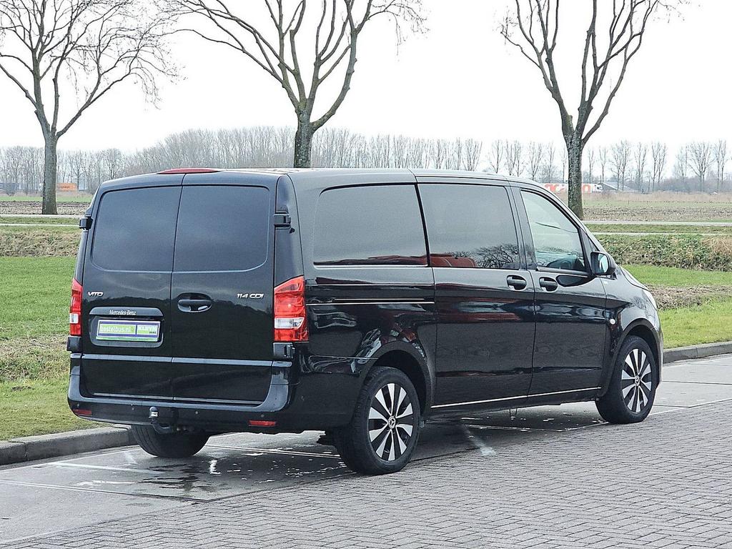 Mercedes-Benz VITO 114 L2 Dubbel Cabine LED, Auto's, Automaat, Zwart, Mercedes-Benz, Bedrijf