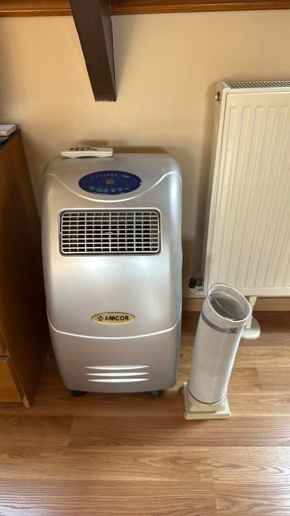 Climatiseur mobile Amcor, Minuterie, 60 à 100 m³, Enlèvement, Utilisé