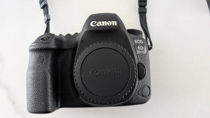 Canon EOS 6D Mark II (full-frame behuizing), Audio, Tv en Foto, Fotocamera's Digitaal, Zo goed als nieuw, Spiegelreflex, Canon