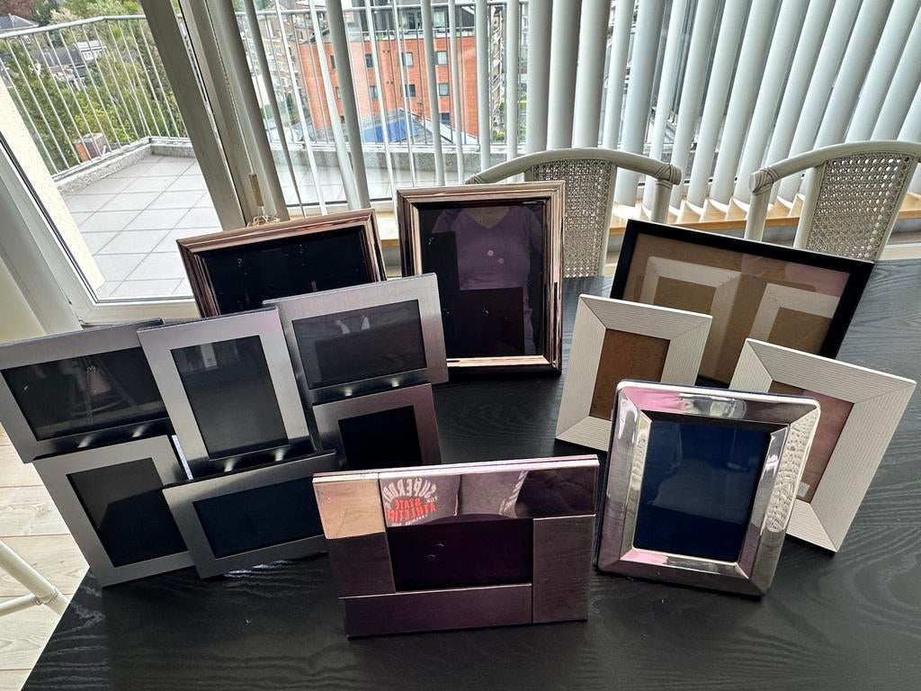 Lot de 8 cadres photos dont un multi-photos, TV, Hi-fi & Vidéo, Photo | Cadres photo, Comme neuf, Enlèvement