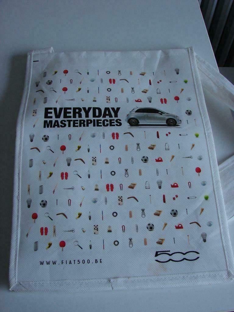 Acheteur Fiat 500, Enlèvement ou Envoi, Neuf, Blanc, Shopper