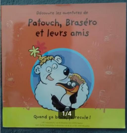 „Ontdek de avonturen van Patouch, Braséro en hun vrienden”, Gelezen, Jongen of Meisje, Ophalen of Verzenden, Mutualités Chrétiennes