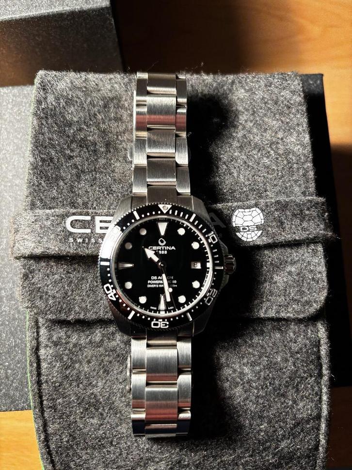 Certina DS action automatique 38 mm(01/2026), Bijoux, Sacs & Beauté, Montres | Hommes, Comme neuf, Montre-bracelet, Autres marques