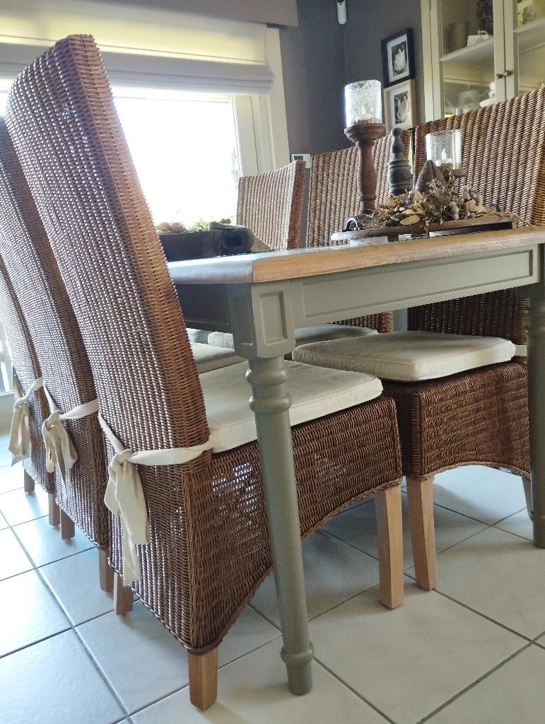 6 eetkamerstoelen, Ophalen