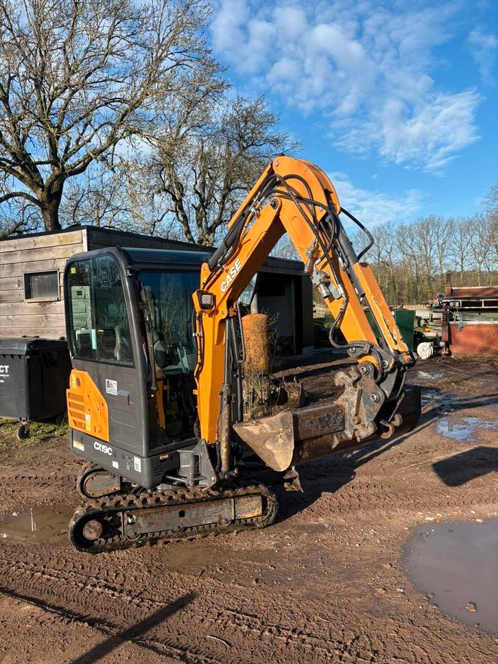 Minigraver case cx19c, Zakelijke goederen, Machines en Bouw | Kranen en Graafmachines, Ophalen