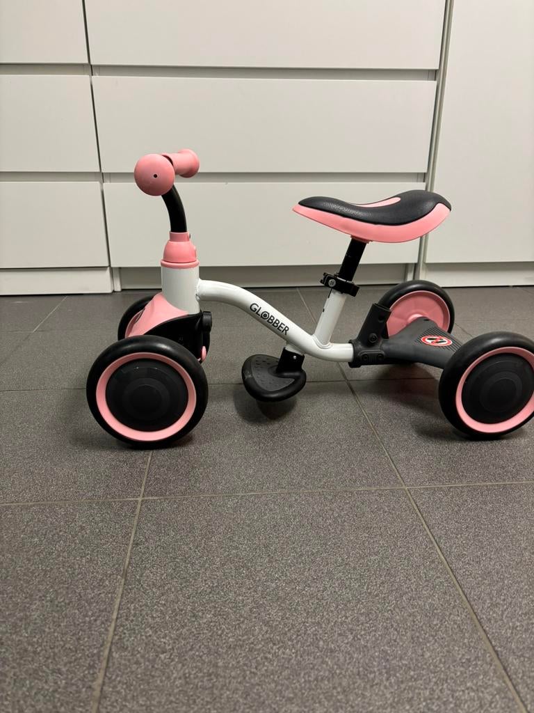 Globber loopfiets/leerfiets 3 in 1 roze, Ophalen, Zo goed als nieuw