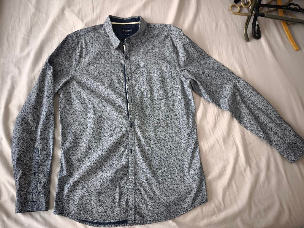 Hemd Pull&bear large, Kleding | Heren, Overhemden, Ophalen of Verzenden, Zo goed als nieuw, Andere