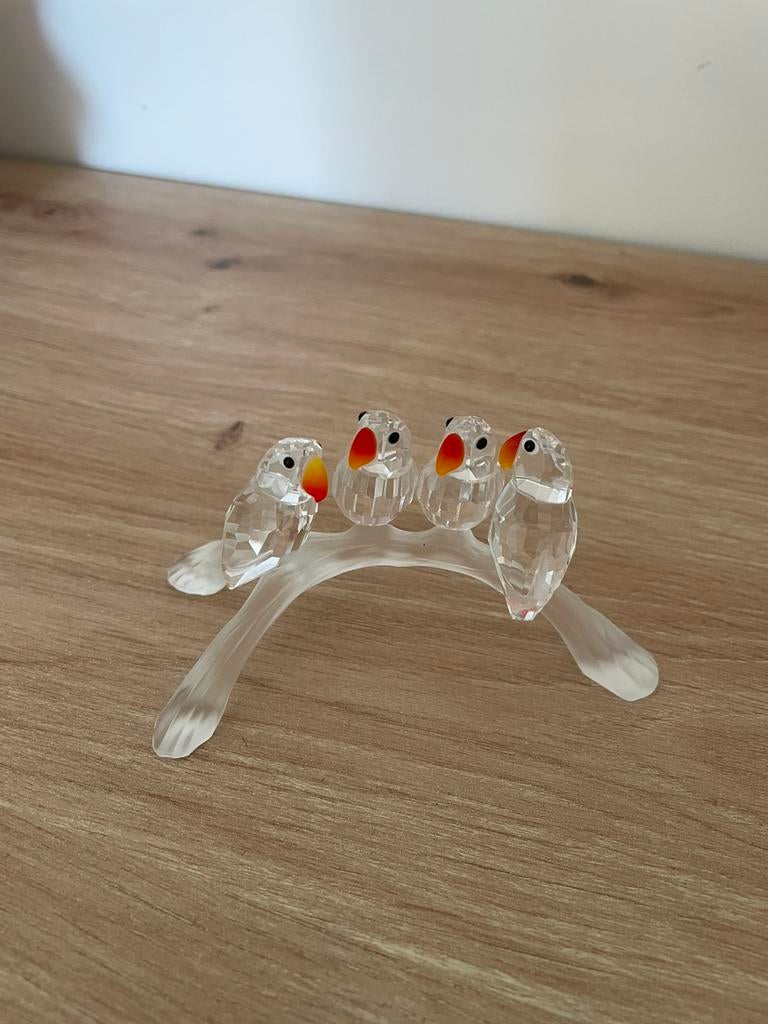 Swarovski vogels op tak, Verzamelen, Swarovski, Ophalen, Zo goed als nieuw, Figuurtje