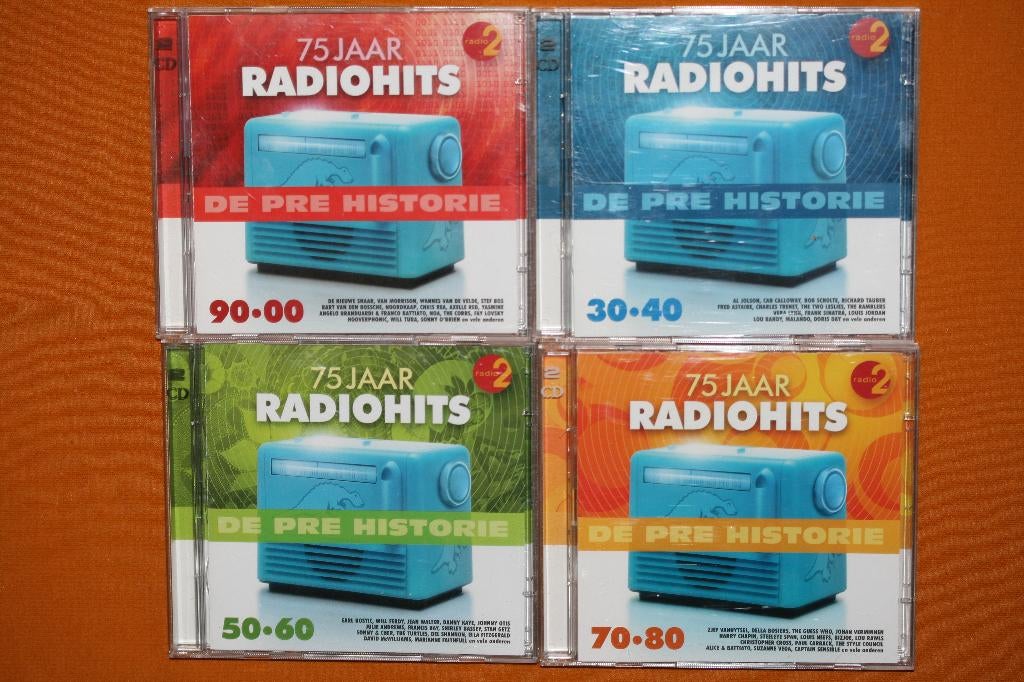 lot - De Pre Historie - 75 Jaar Radiohits, CD & DVD, CD | Rock, Utilisé, Pop rock, Enlèvement ou Envoi