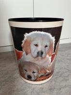 Poubelle corbeille papier chien Golden Retriever, Enlèvement, Comme neuf