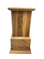 Colonne décorative en bois ancien, Enlèvement, Comme neuf