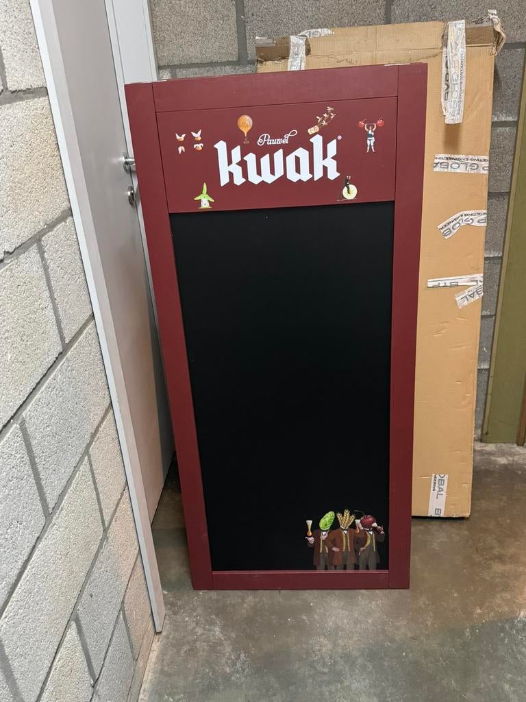 Stoepbord Kwak, Ophalen, Nieuw