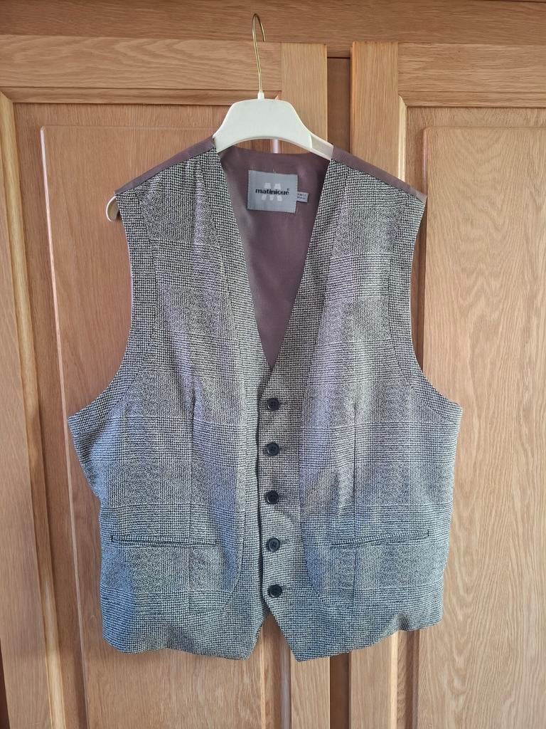 Gilet costume barman Matinique 52 L laine, Vêtements | Hommes, Enlèvement ou Envoi, Matinique, Taille 52/54 (L), Porté