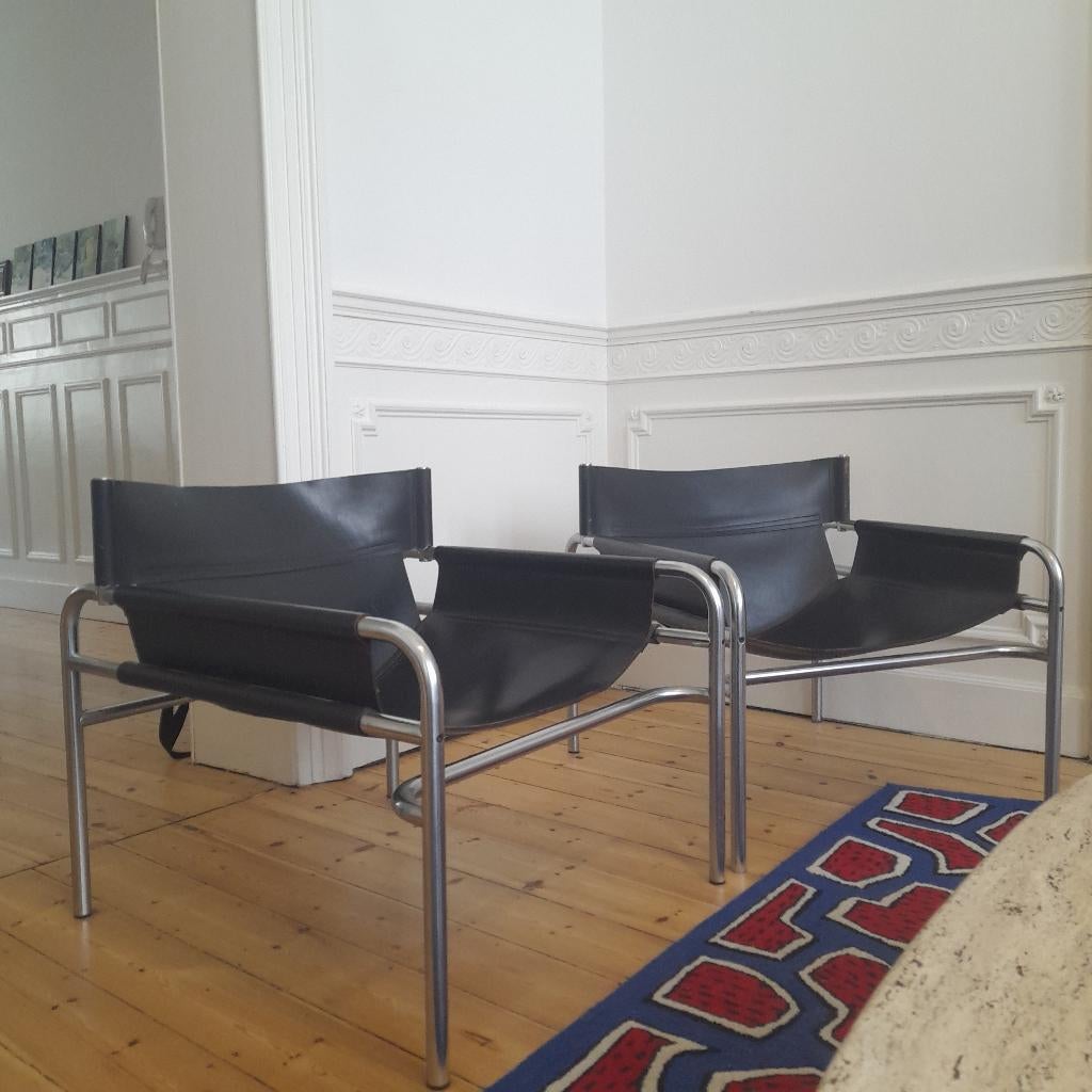 2 fauteuils Walter Antonis Spectrum, Enlèvement, Cuir