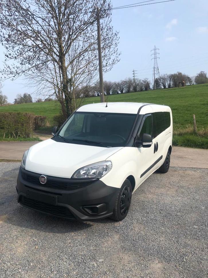 Fiat Doblo Maxi chassis long (263) 1.3 D Multijet Euro6, Autos, Camionnettes & Utilitaires, Particulier, ABS, Airbags, Bluetooth