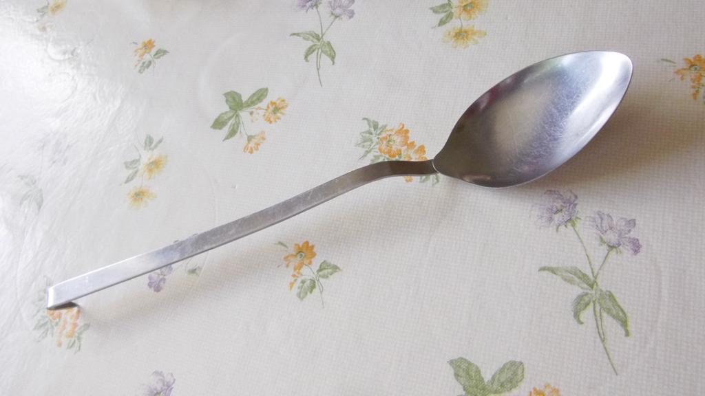 Grande cuillère en inox avec crochet, Maison & Meubles, Cuisine | Couverts, Utilisé, Couverts en vrac, Inox ou Chrome, Résiste au lave-vaisselle