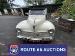 Peugeot 203 Cabriolet | 1957 | Route 66 Auctions, Zwart, Bedrijf, Handgeschakeld, Overige carrosserie