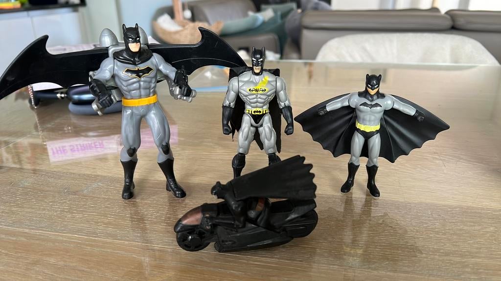 Batman 4 figuren, Verzenden, Zo goed als nieuw