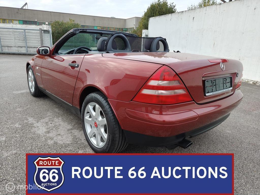 Mercedes-Benz SLK 230 Kompressor | 1999 | Route 66 Auctions, Zwart, Mercedes-Benz, Bedrijf, Handgeschakeld