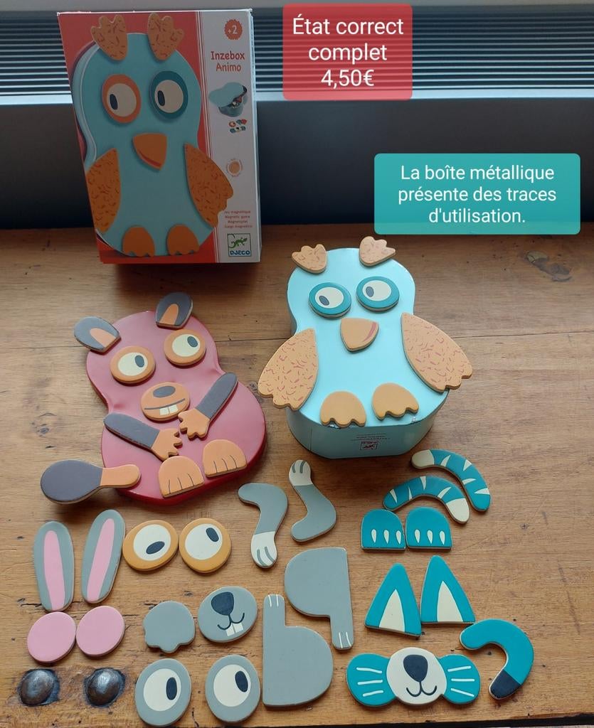 Djeco Inzebox Animo, Enfants & Bébés, Jouets | Jouets de bébé, Enlèvement, Utilisé, Autres types