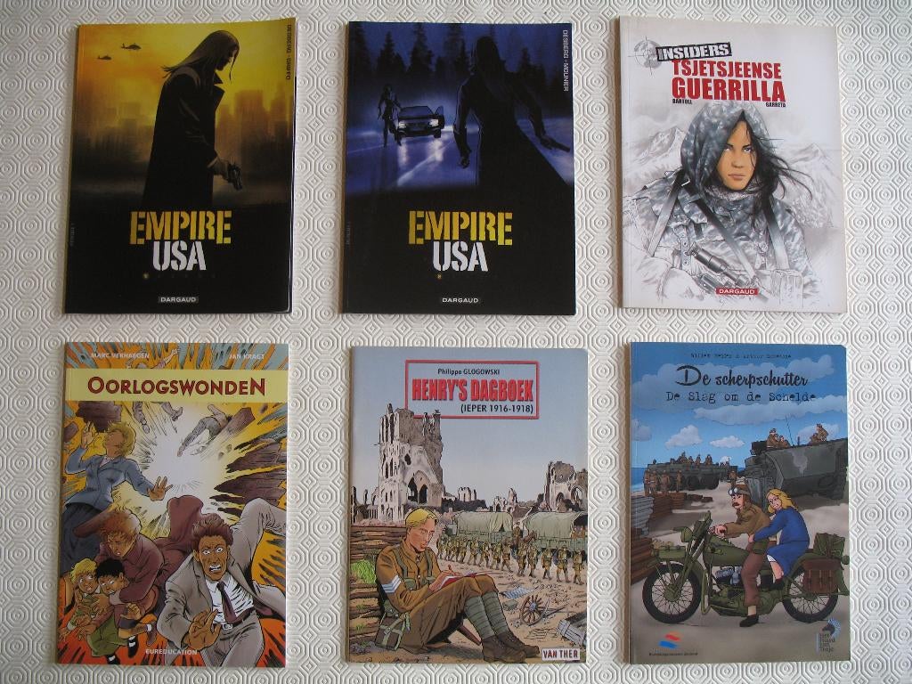 Strips, varia, 1ste druk , Boeken, Stripverhalen, Zo goed als nieuw, Meerdere stripboeken, Ophalen of Verzenden