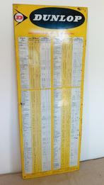 Panneau publicitaire vintage Dunlop pour la pression des pne, Collections, Enlèvement ou Envoi, Panneau publicitaire