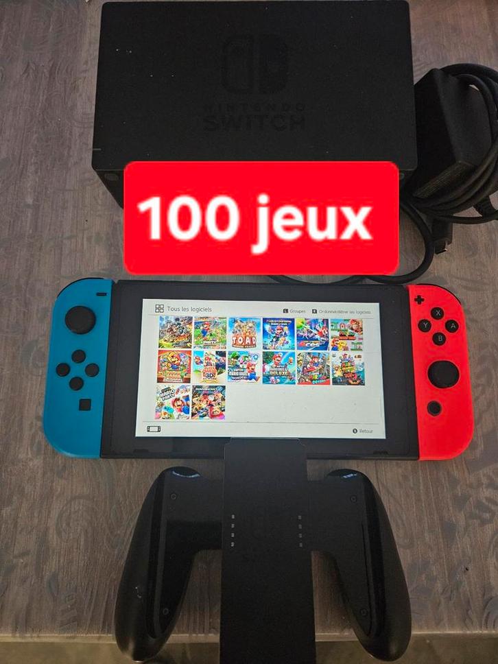 Nintendo switch avec 100 jeux, Consoles de jeu & Jeux vidéo, Consoles de jeu | Nintendo Switch