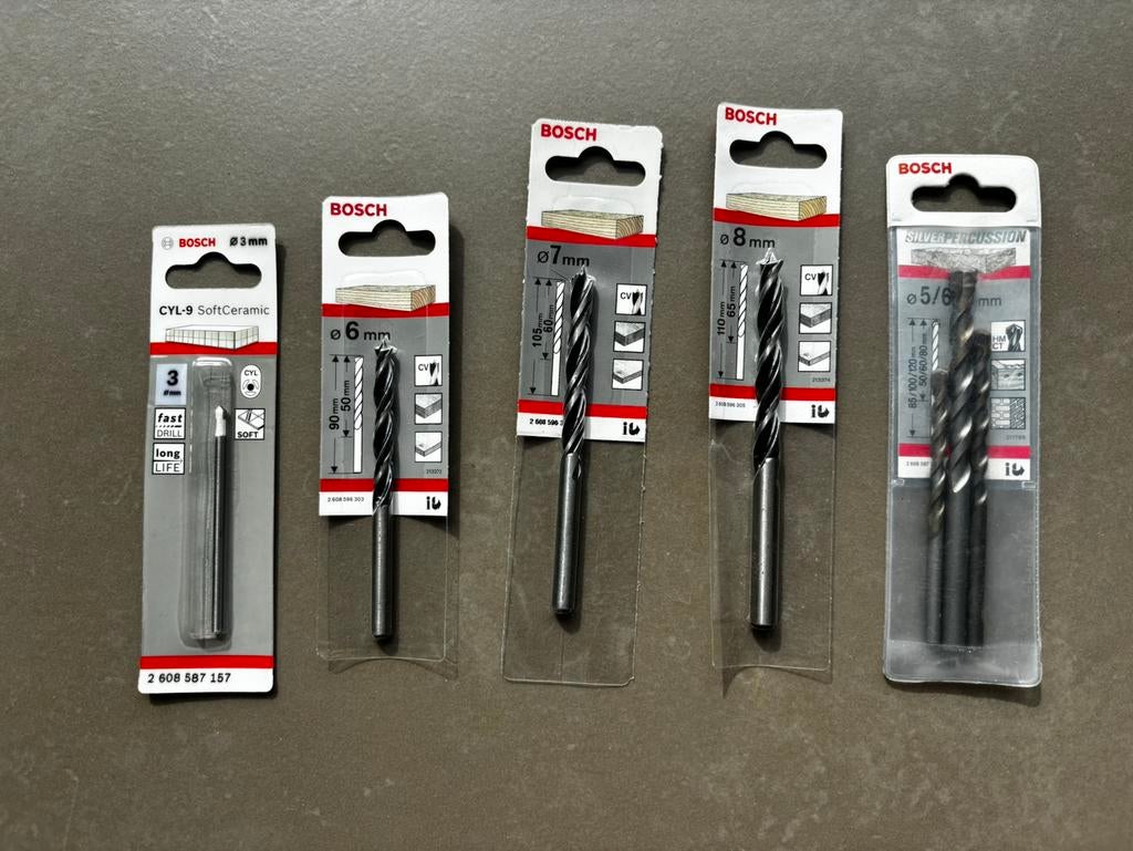 Set de perceuses Bosch New (7 pièces), Enlèvement, Neuf