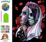 Diamond Painting Masker Skelet 50x40cm (rond), Verzenden, Nieuw, Knutselwerk