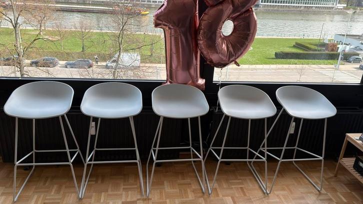 5 Tabourets de bar - Hay - 75cm, Huis en Inrichting, Barkrukken, Zo goed als nieuw, Ophalen