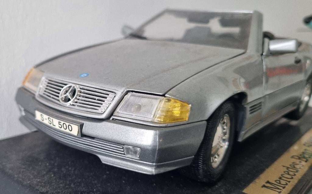 Mercedes SL R129 schaalmodel, Enlèvement ou Envoi, Comme neuf, Voiture
