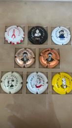 Collectie unieke champagnecapsules, Ophalen